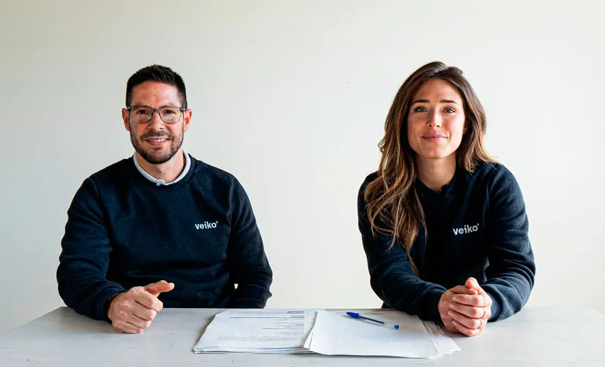 Veiko team with vehicle documents
